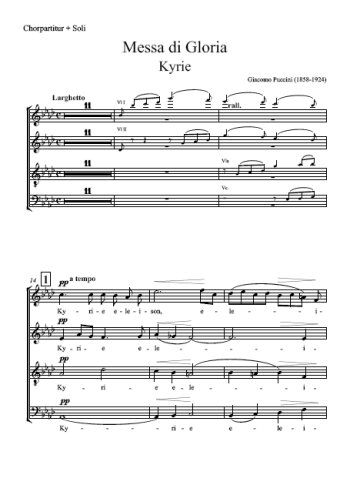 Giacomo Puccini - Messa di Gloria